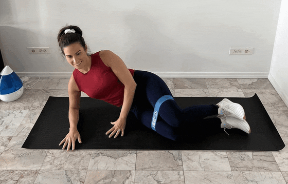 HOT Mid Back Resistance Bands Pull Workout Mid Back Pull Band