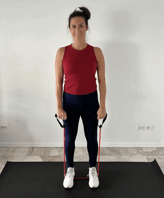 Upper body resistance band workout - Pilates Live