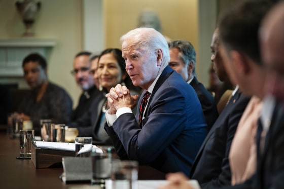 President Joe Biden during a cabinet meeting at the White House on Sept. 6, 2022.