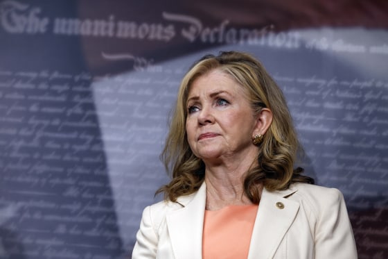 Marsha Blackburn at the U.S. Capitol Building