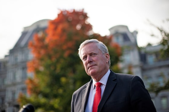 Mark Meadows at the White House