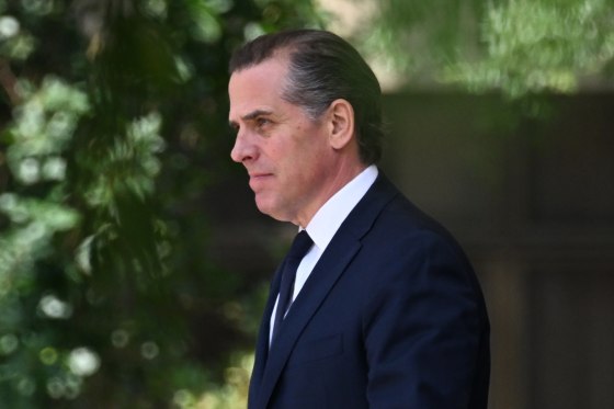 Hunter Biden leaves the courthouse in Wilmington, Del., on July 26, 2023.