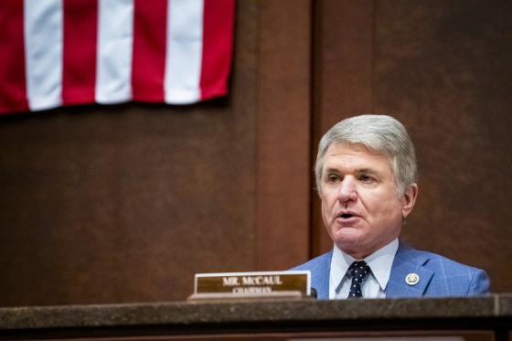 Rep. Michael McCaul, R-Texas, during a hearing on Feb. 28, 2023.