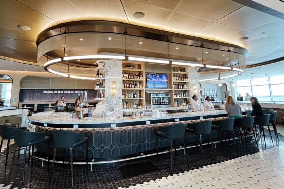 Delta’s new SkyClub at John F. Kennedy International Airport in New York.