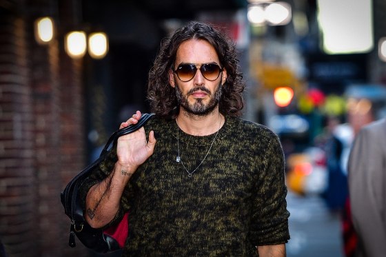 Russell Brand on Oct. 4, 2017 in New York.