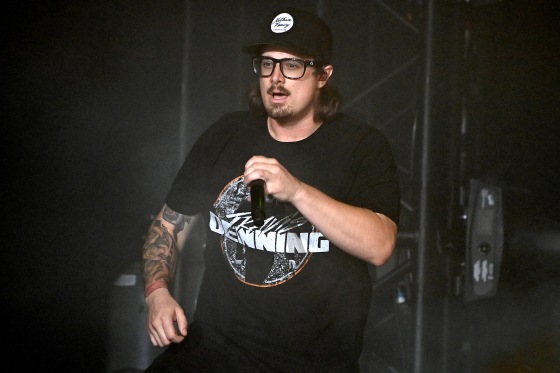 Recording artist Hardy performs in concert at Cellairis Amphitheatre at Lakewood on August 21, 2021 in Atlanta, Georgia.