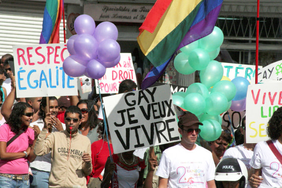 gay rights march balloons flag