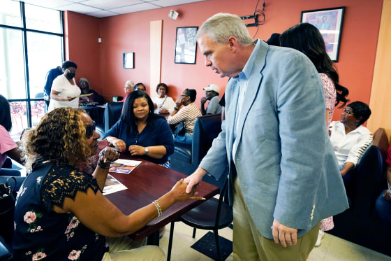 Brandon Presley handshake voter
