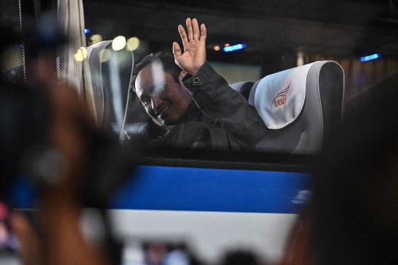 Thais working in Israel returned to the kingdom following a surprise attack on Israel by the Palestinian militant group Hamas.