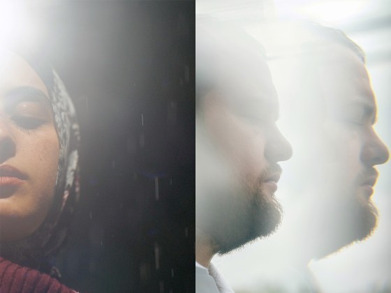 Mariam Bsharat, 24, left, has lived her entire life in Clifton, N.J. Avraham Shaya Eisenman, 32, right, is a nurse practitioner who serves the community of Clifton.