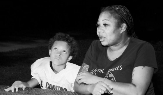 Shanice Stewart and her son, Brandon.