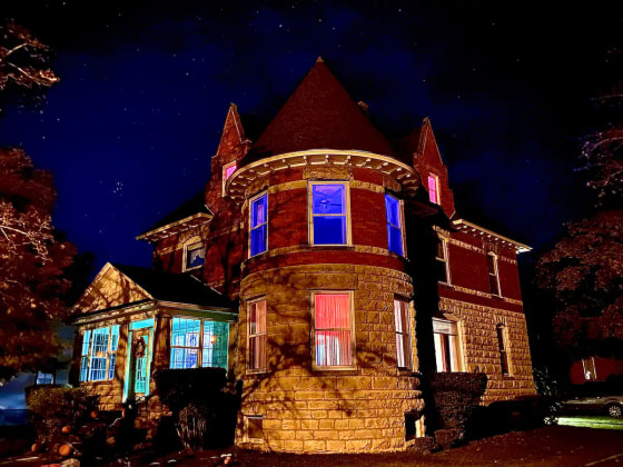 The Alpena, Mich., Airbnb rental dubbed "The Castle."