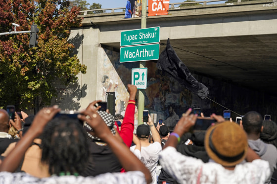 Tupac Shakur has an Oakland street named for him 27 years after his death