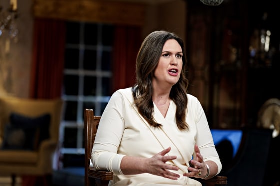 Arkansas Gov. Sarah Huckabee Sanders in Little Rock, Ark. on Feb. 7, 2023.