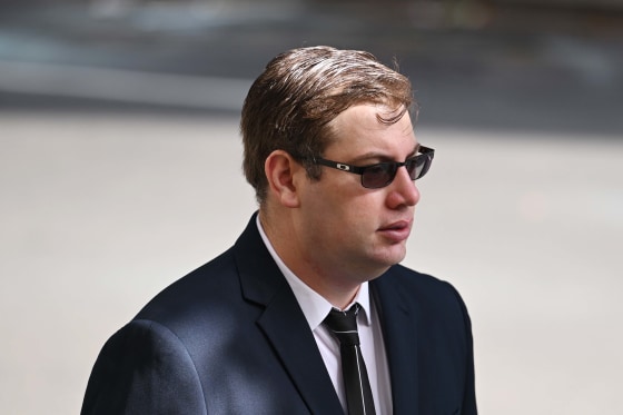 Dominic Gaynor, a 29-year-old constable is charged with threatening and intimidating junior police officers.