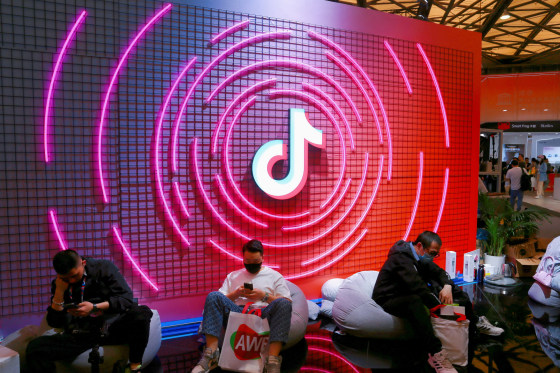 Tiktok Booth at Appliance & electronics World Expo in Shanghai