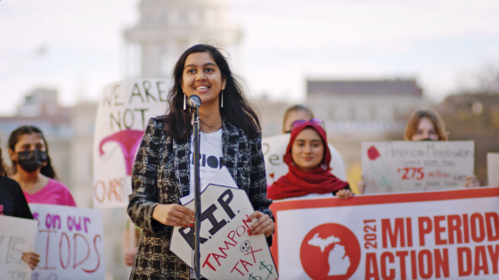 Medical student and menstrual justice activist Anusha Singh.