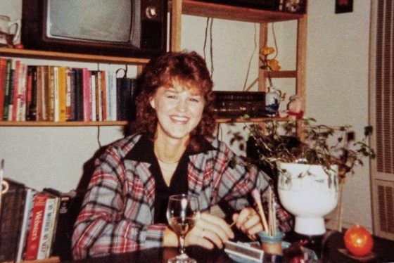 Sherri Rasmussen smiles in an archival photograph
