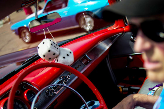 The interior of a 1957 Chevrolet Bel Air