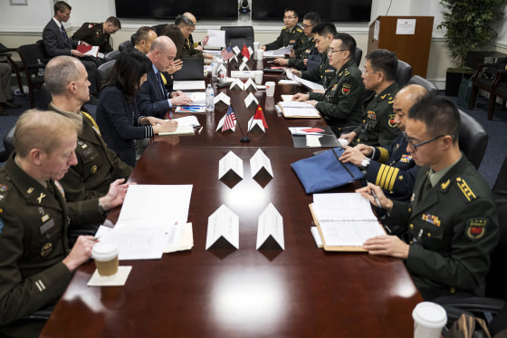 U.S. and Chinese military officers have resumed talks that were frozen after former House Speaker Nancy Pelosi visited Taiwan in 2022. It's a development U.S. officials have said is key to keeping the growing competition between the two great powers from turning into direct conflict. 