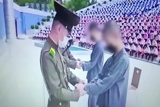 Rare video from North Korea shows teens sentenced to hard labor for watching K-dramas