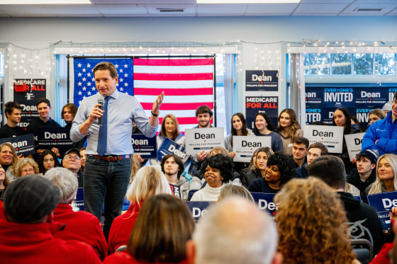 President Biden Democratic Challenger Dean Phillips Campaigns In New Hampshire Ahead Of State's Primary