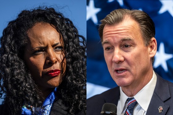 Congressional candidate for New York's 3rd District Mazi Melesa Pilip; Former U.S. Rep. Tom Suozzi.