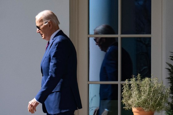Joe Biden at the White House on Tuesday.