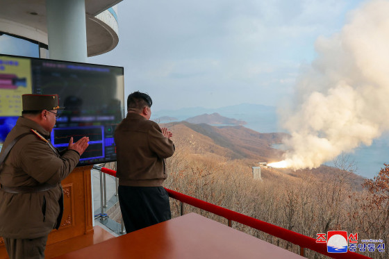 North Korea successfully tested a solid-fuel engine for its new-type intermediate-range hypersonic missile, state media reported Wednesday, claiming progress in efforts to develop a more powerful, agile missile designed to strike faraway U.S. targets in the region.
