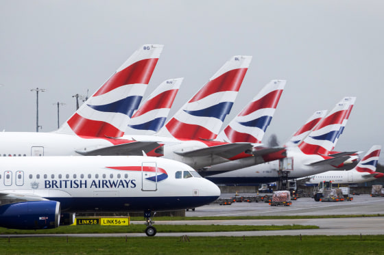 British Airways airplanes