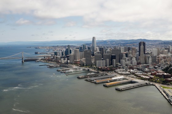 The San Francisco skyline.
