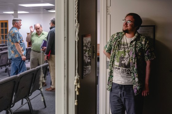 Oliver Bertasio stands for a portrait