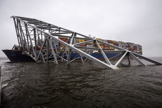 Second channel opened, allowing some vessels to bypass wreckage at the ...