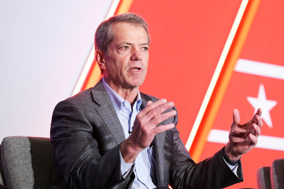 Nebraska Gov. Jim Pillen speaking at an event.