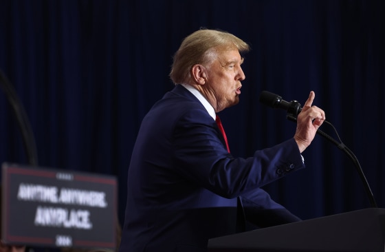 Donald Trump Holds Presidential Campaign Rally In Green Bay, Wisconsin