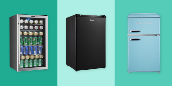 A mini fridge can help you save space in a compact kitchen or provide storage for overflow food and drinks.