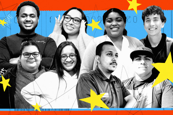 Photo illustration of students from Arizona, Pennsylvania, and Georgia 