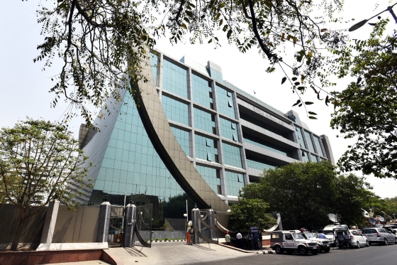 The building housing the Central Bureau of Investigation headquarters in New Delhi