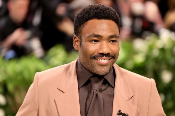 Donald Glover on the red carpet at the 2024 Met Gala in New York City.