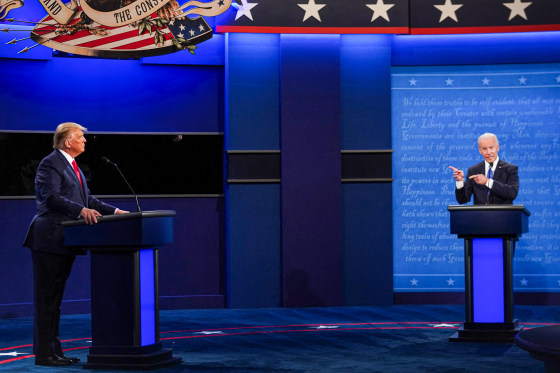 Donald Trump and Joe Biden.