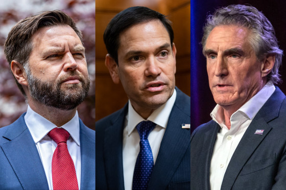 Sen. J.D. Vance, R-Ohio; Sen. Marco Rubio, R-Fla.; Governor of North Dakota Doug Burgum.