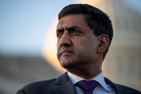 Ro Khanna looks on