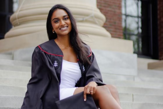 Shruthi Kumar smiles