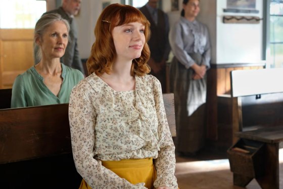 Mamie Laverock in an episode of Hallmark's "When Calls the Heart."
