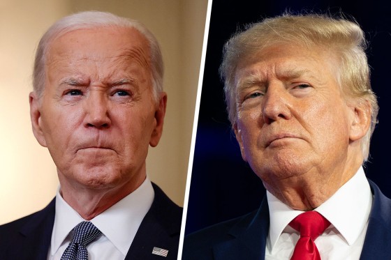 President Joe Biden; former President Donald Trump