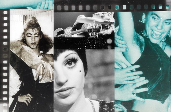 Photo Illustration: Images of Venus Xtravaganza, Liza Minnelli, and Ani DiFranco