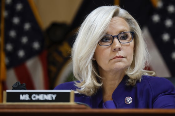 Liz Cheney, Vice Chairwoman of the Select Committee to Investigate the January 6th Attack on the U.S. Capitol, participates in the last public meeting in the Canon House Office Building on Capitol Hill