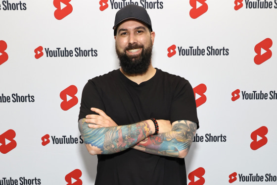 Comicstorian, Ben Potter, attends a YouTube Shorts event in New York in 2022.