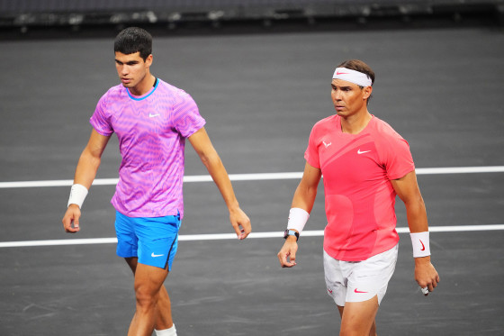 MADRID — Rafael Nadal and Carlos Alcaraz will play doubles together for Spain at the upcoming Paris Olympics, the Spanish tennis federation said Wednesday.