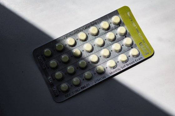 A pack of birth control pills